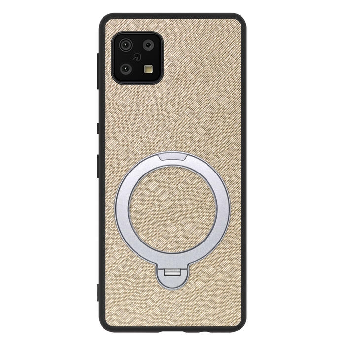 [ LOOF CASUAL MAG-RING Series ] AQUOS sense6s /sense6 sense 6s 6 スマホケース 背面 ケース カバー ハードケース マグネット内蔵の薄型多機能リング付 スタンド [ AQUOS sense6/sense6s ]