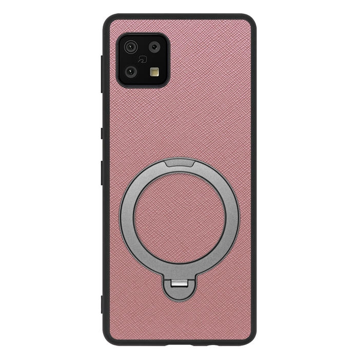 [ LOOF CASUAL MAG-RING Series ] AQUOS sense6s /sense6 sense 6s 6 スマホケース 背面 ケース カバー ハードケース マグネット内蔵の薄型多機能リング付 スタンド [ AQUOS sense6/sense6s ]