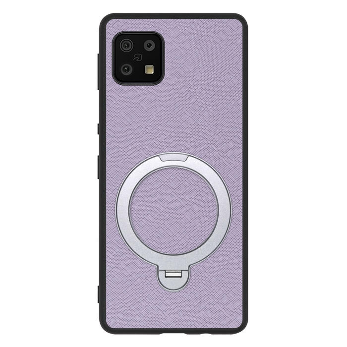 [ LOOF CASUAL MAG-RING Series ] AQUOS sense6s /sense6 sense 6s 6 スマホケース 背面 ケース カバー ハードケース マグネット内蔵の薄型多機能リング付 スタンド [ AQUOS sense6/sense6s ]