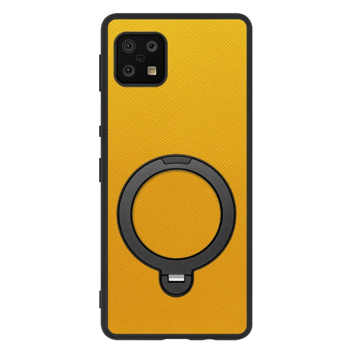 [ LOOF CASUAL MAG-RING Series ] AQUOS sense6s /sense6 sense 6s 6 スマホケース 背面 ケース カバー ハードケース マグネット内蔵の薄型多機能リング付 スタンド [ AQUOS sense6/sense6s ]