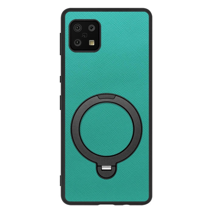 [ LOOF CASUAL MAG-RING Series ] AQUOS sense6s /sense6 sense 6s 6 スマホケース 背面 ケース カバー ハードケース マグネット内蔵の薄型多機能リング付 スタンド [ AQUOS sense6/sense6s ]