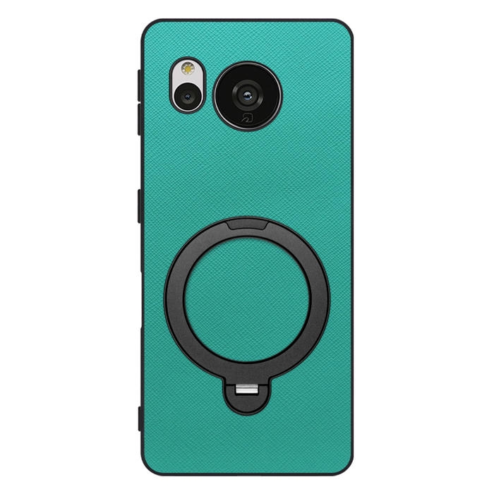 [ LOOF CASUAL MAG-RING Series ] AQUOS sense7 sense 7 スマホケース 背面 ケース カバー ハードケース マグネット内蔵の薄型多機能リング付 スタンド [ AQUOS sense7 ]