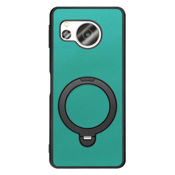 [ LOOF CASUAL MAG-RING Series ] AQUOS sense8 SH-54D / SHG11 sense 8 スマホケース 背面 ケース カバー ハードケース マグネット内蔵の薄型多機能リング付 スタンド [ AQUOS sense8 ]
