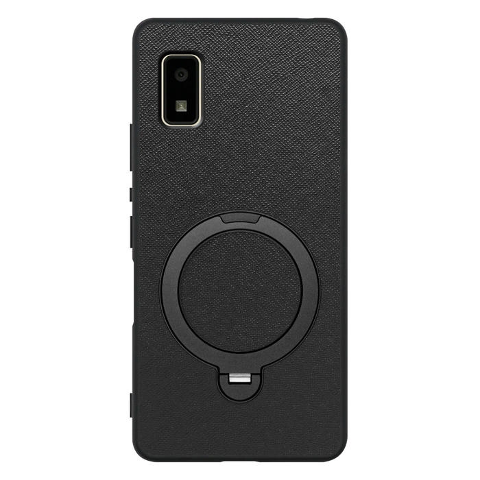 [ LOOF CASUAL MAG-RING Series ] AQUOS wish2 / wish  スマホケース 背面 ケース カバー ハードケース マグネット内蔵の薄型多機能リング付 スタンド [ AQUOS wish/wish2 ]