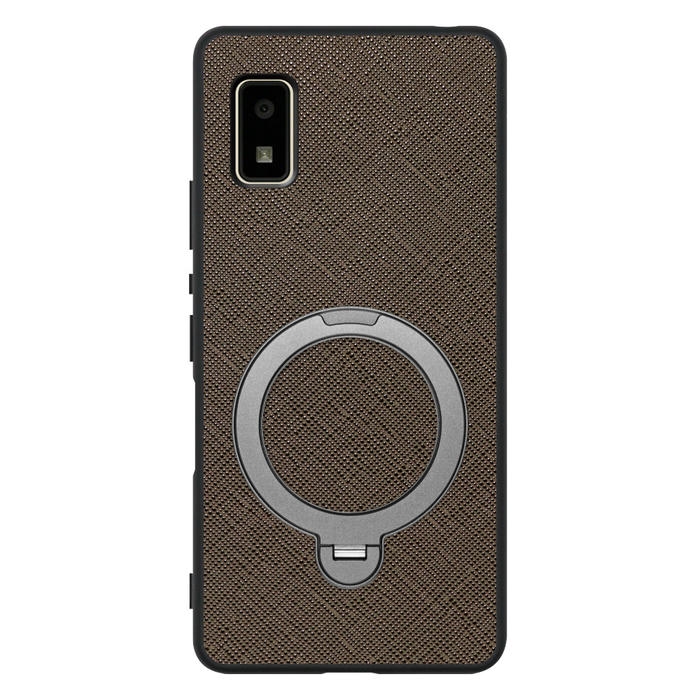 [ LOOF CASUAL MAG-RING Series ] AQUOS wish2 / wish  スマホケース 背面 ケース カバー ハードケース マグネット内蔵の薄型多機能リング付 スタンド [ AQUOS wish/wish2 ]