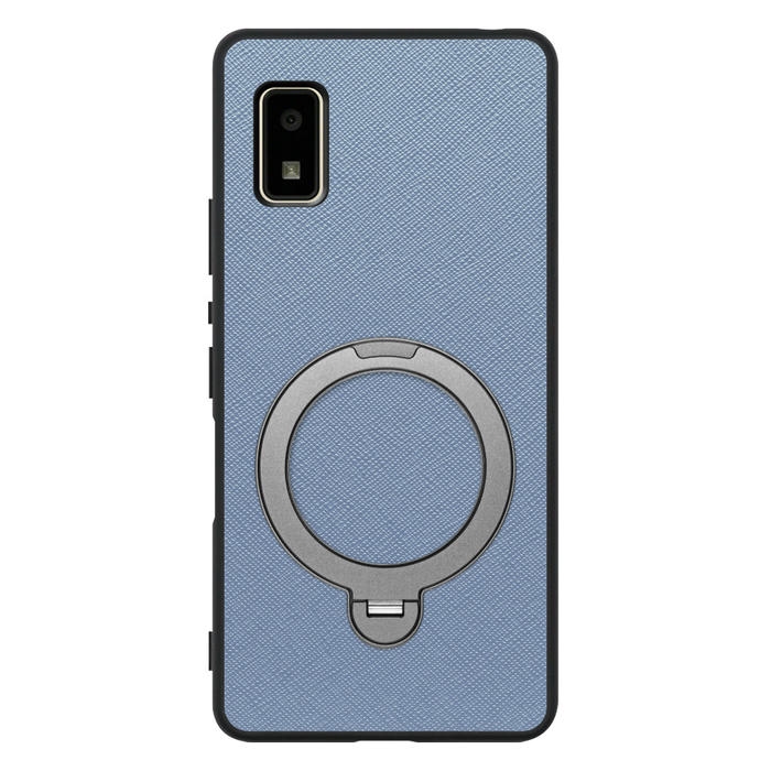 [ LOOF CASUAL MAG-RING Series ] AQUOS wish2 / wish  スマホケース 背面 ケース カバー ハードケース マグネット内蔵の薄型多機能リング付 スタンド [ AQUOS wish/wish2 ]