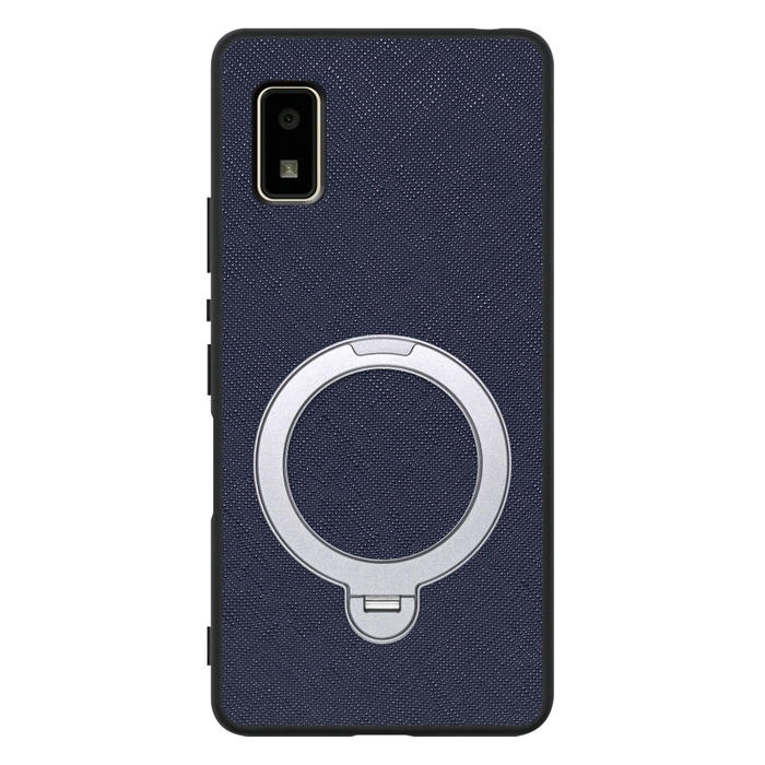 [ LOOF CASUAL MAG-RING Series ] AQUOS wish2 / wish  スマホケース 背面 ケース カバー ハードケース マグネット内蔵の薄型多機能リング付 スタンド [ AQUOS wish/wish2 ]