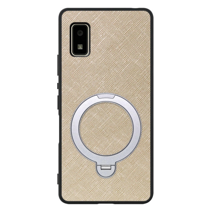 [ LOOF CASUAL MAG-RING Series ] AQUOS wish2 / wish  スマホケース 背面 ケース カバー ハードケース マグネット内蔵の薄型多機能リング付 スタンド [ AQUOS wish/wish2 ]