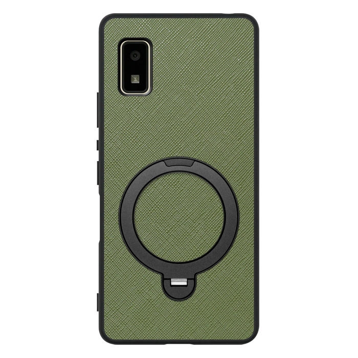 [ LOOF CASUAL MAG-RING Series ] AQUOS wish2 / wish  スマホケース 背面 ケース カバー ハードケース マグネット内蔵の薄型多機能リング付 スタンド [ AQUOS wish/wish2 ]
