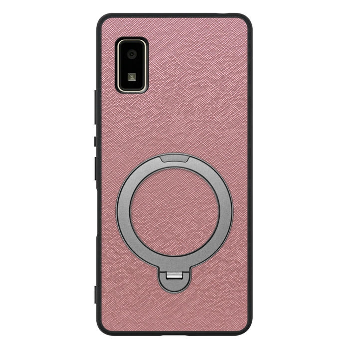 [ LOOF CASUAL MAG-RING Series ] AQUOS wish2 / wish  スマホケース 背面 ケース カバー ハードケース マグネット内蔵の薄型多機能リング付 スタンド [ AQUOS wish/wish2 ]