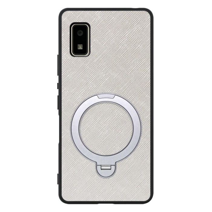 [ LOOF CASUAL MAG-RING Series ] AQUOS wish2 / wish  スマホケース 背面 ケース カバー ハードケース マグネット内蔵の薄型多機能リング付 スタンド [ AQUOS wish/wish2 ]