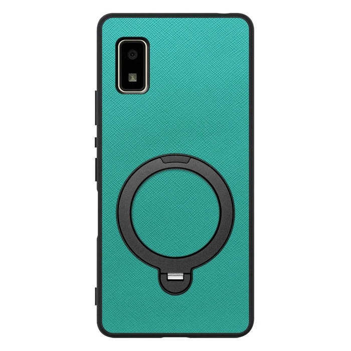 [ LOOF CASUAL MAG-RING Series ] AQUOS wish2 / wish  スマホケース 背面 ケース カバー ハードケース マグネット内蔵の薄型多機能リング付 スタンド [ AQUOS wish/wish2 ]