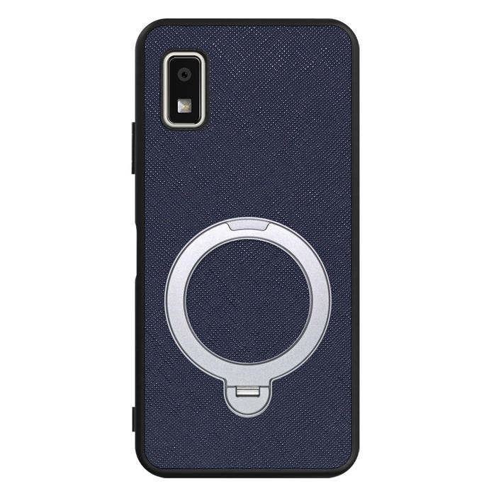 [ LOOF CASUAL MAG-RING Series ] AQUOS wish3 SH-53D / A303SH / A302SH  スマホケース 背面 ケース カバー ハードケース マグネット内蔵の薄型多機能リング付 スタンド [ AQUOS wish3 ]