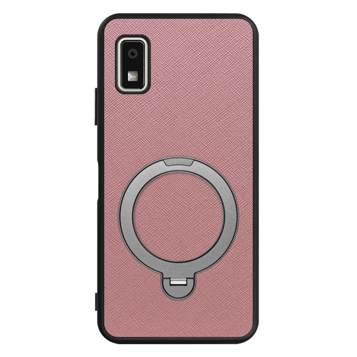 [ LOOF CASUAL MAG-RING Series ] AQUOS wish3 SH-53D / A303SH / A302SH  スマホケース 背面 ケース カバー ハードケース マグネット内蔵の薄型多機能リング付 スタンド [ AQUOS wish3 ]