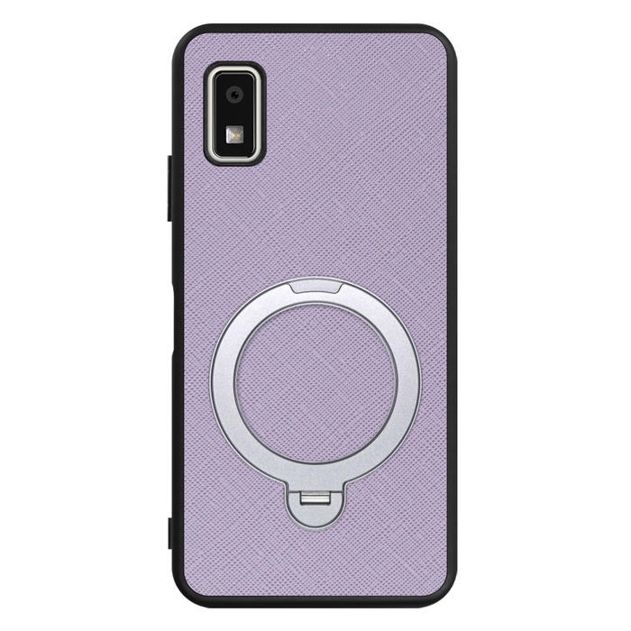 [ LOOF CASUAL MAG-RING Series ] AQUOS wish3 SH-53D / A303SH / A302SH  スマホケース 背面 ケース カバー ハードケース マグネット内蔵の薄型多機能リング付 スタンド [ AQUOS wish3 ]