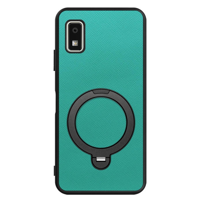 [ LOOF CASUAL MAG-RING Series ] AQUOS wish3 SH-53D / A303SH / A302SH  スマホケース 背面 ケース カバー ハードケース マグネット内蔵の薄型多機能リング付 スタンド [ AQUOS wish3 ]