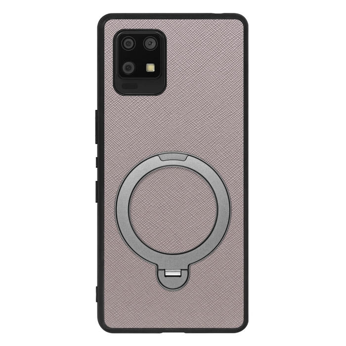 [ LOOF CASUAL MAG-RING Series ] AQUOS zero6 SHG04 zero 6 スマホケース 背面 ケース カバー ハードケース マグネット内蔵の薄型多機能リング付 スタンド [ AQUOS zero6 ]