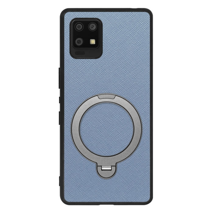 [ LOOF CASUAL MAG-RING Series ] AQUOS zero6 SHG04 zero 6 スマホケース 背面 ケース カバー ハードケース マグネット内蔵の薄型多機能リング付 スタンド [ AQUOS zero6 ]
