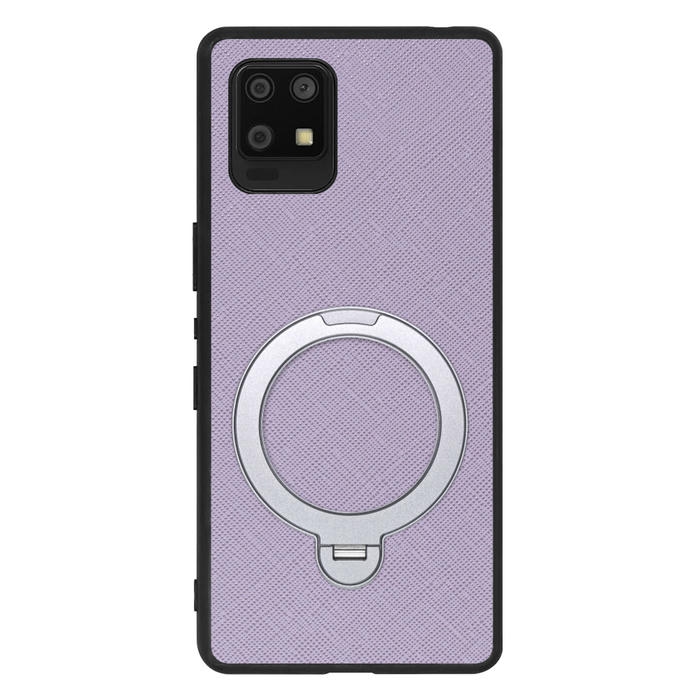 [ LOOF CASUAL MAG-RING Series ] AQUOS zero6 SHG04 zero 6 スマホケース 背面 ケース カバー ハードケース マグネット内蔵の薄型多機能リング付 スタンド [ AQUOS zero6 ]