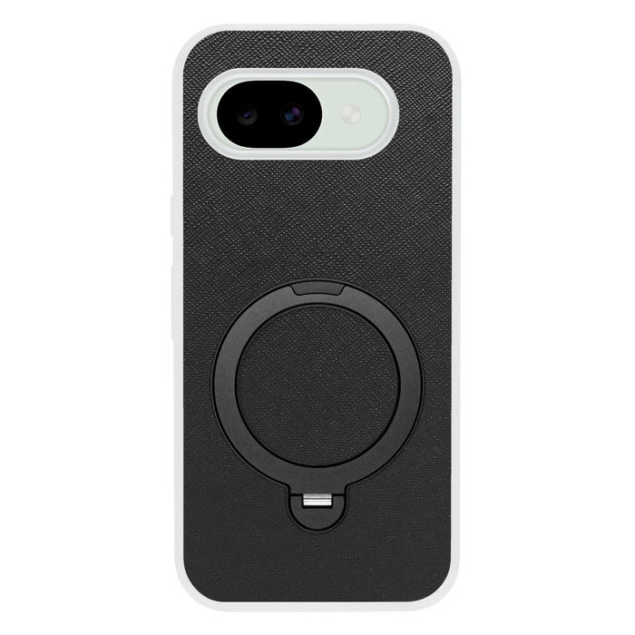 [ LOOF CASUAL MAG-RING Series ] Google Pixel 10a グーグル ピクセル スマホケース 背面 ケース カバー ハードケース マグネット内蔵の薄型多機能リング付 スタンド [ Google Pixel 10a ] クリア仕様