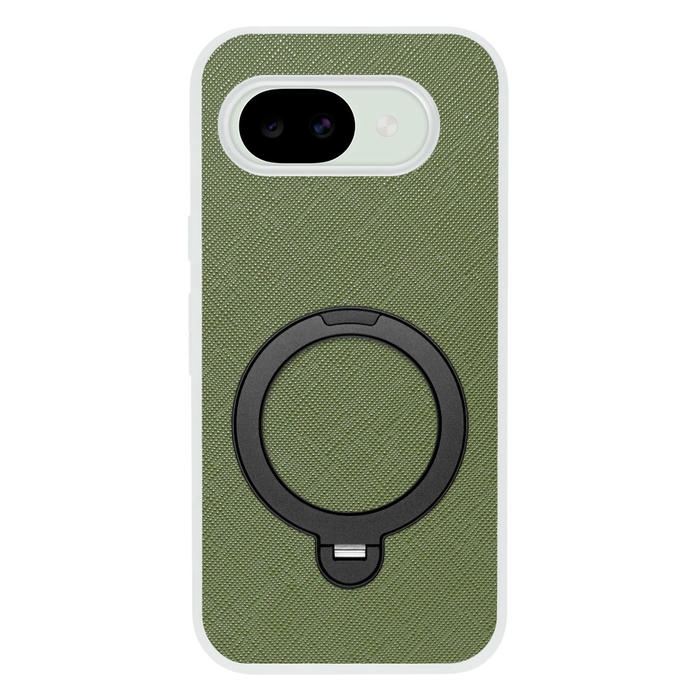 [ LOOF CASUAL MAG-RING Series ] Google Pixel 10a グーグル ピクセル スマホケース 背面 ケース カバー ハードケース マグネット内蔵の薄型多機能リング付 スタンド [ Google Pixel 10a ] クリア仕様
