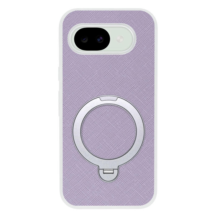 [ LOOF CASUAL MAG-RING Series ] Google Pixel 10a グーグル ピクセル スマホケース 背面 ケース カバー ハードケース マグネット内蔵の薄型多機能リング付 スタンド [ Google Pixel 10a ] クリア仕様