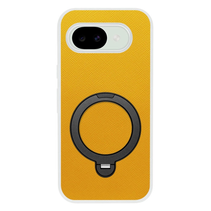 [ LOOF CASUAL MAG-RING Series ] Google Pixel 10a グーグル ピクセル スマホケース 背面 ケース カバー ハードケース マグネット内蔵の薄型多機能リング付 スタンド [ Google Pixel 10a ] クリア仕様