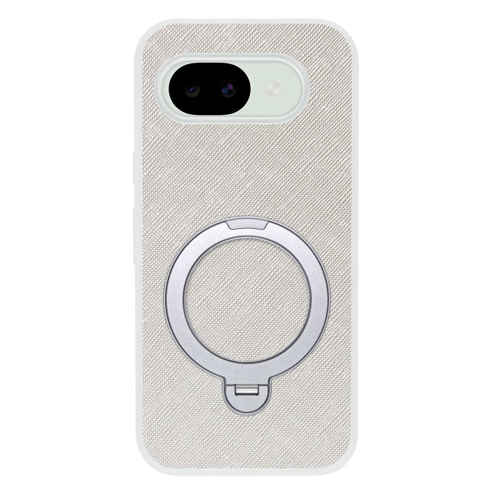 [ LOOF CASUAL MAG-RING Series ] Google Pixel 10a グーグル ピクセル スマホケース 背面 ケース カバー ハードケース マグネット内蔵の薄型多機能リング付 スタンド [ Google Pixel 10a ] クリア仕様