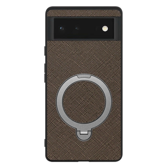 [ LOOF CASUAL MAG-RING Series ] Google Pixel 6 googlepixel6 pixel6 ピクセル6 スマホケース 背面 ケース カバー ハードケース マグネット内蔵の薄型多機能リング付 スタンド [ Google Pixel 6 ]