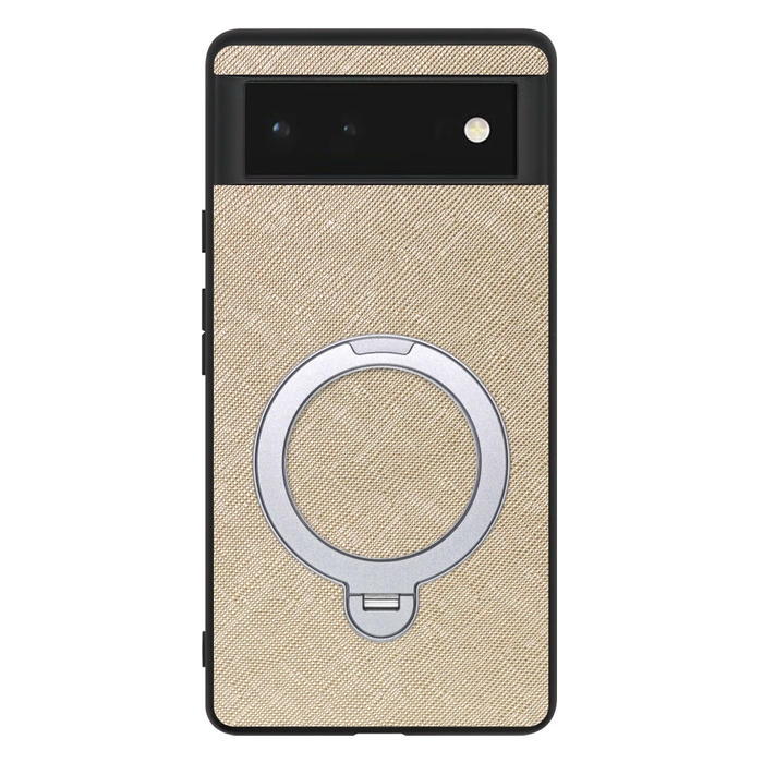 [ LOOF CASUAL MAG-RING Series ] Google Pixel 6 googlepixel6 pixel6 ピクセル6 スマホケース 背面 ケース カバー ハードケース マグネット内蔵の薄型多機能リング付 スタンド [ Google Pixel 6 ]