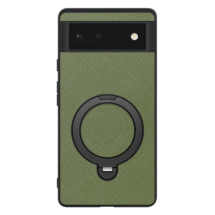 [ LOOF CASUAL MAG-RING Series ] Google Pixel 6 googlepixel6 pixel6 ピクセル6 スマホケース 背面 ケース カバー ハードケース マグネット内蔵の薄型多機能リング付 スタンド [ Google Pixel 6 ]