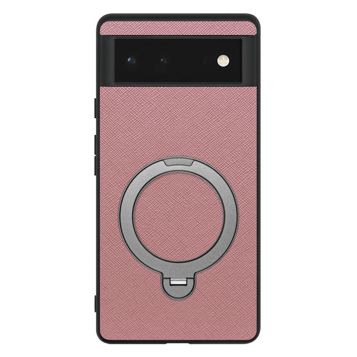 [ LOOF CASUAL MAG-RING Series ] Google Pixel 6 googlepixel6 pixel6 ピクセル6 スマホケース 背面 ケース カバー ハードケース マグネット内蔵の薄型多機能リング付 スタンド [ Google Pixel 6 ]