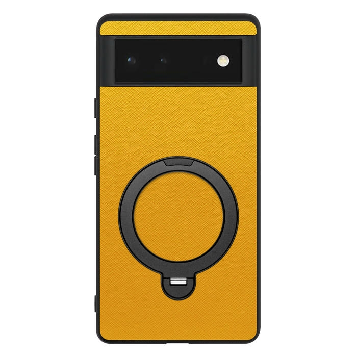 [ LOOF CASUAL MAG-RING Series ] Google Pixel 6 googlepixel6 pixel6 ピクセル6 スマホケース 背面 ケース カバー ハードケース マグネット内蔵の薄型多機能リング付 スタンド [ Google Pixel 6 ]