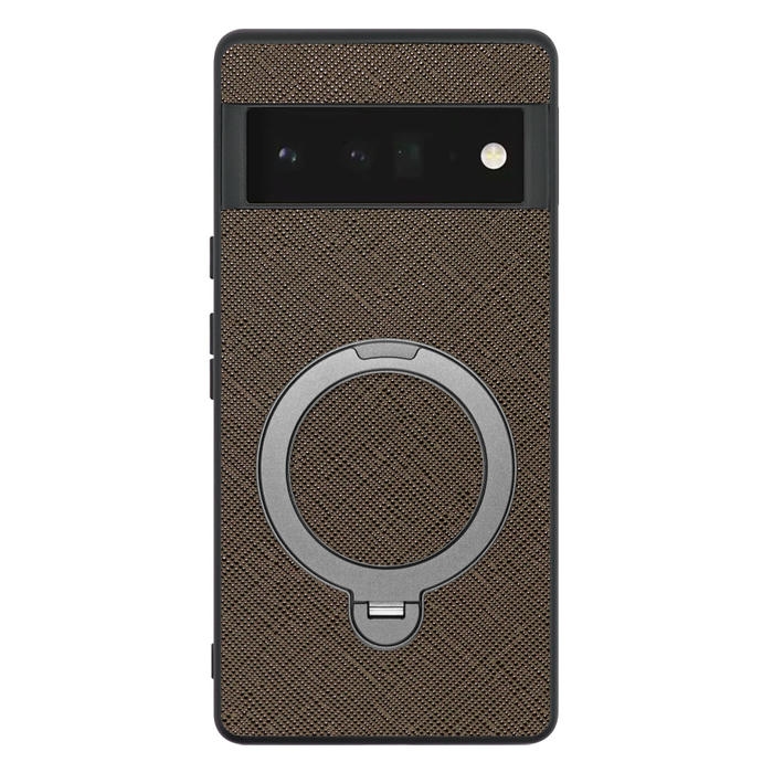 [ LOOF CASUAL MAG-RING Series ] Google Pixel 6 Pro Googlepixel6pro 6pro プロ ピクセル6pro スマホケース 背面 ケース カバー ハードケース マグネット内蔵の薄型多機能リング付 スタンド [ Google Pixel 6 Pro ]