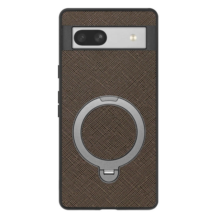 [ LOOF CASUAL MAG-RING Series ] Google Pixel 7a googlepixel7a pixel7a スマホケース 背面 ケース カバー ハードケース マグネット内蔵の薄型多機能リング付 スタンド [ Google Pixel 7a ]