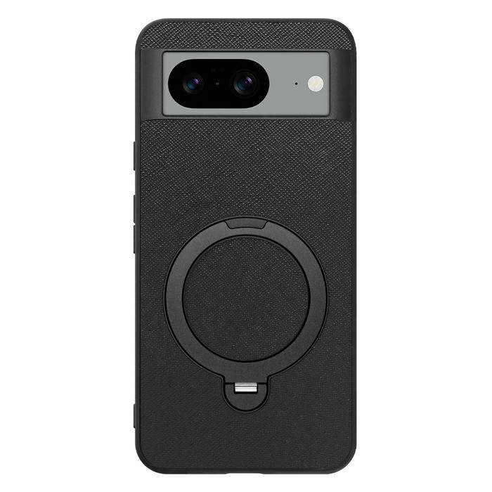 [ LOOF CASUAL MAG-RING Series ] Google pixel 8 googlepixel8 Pixel8 ピクセル8 スマホケース 背面 ケース カバー ハードケース マグネット内蔵の薄型多機能リング付 スタンド [ Google Pixel 8 ]