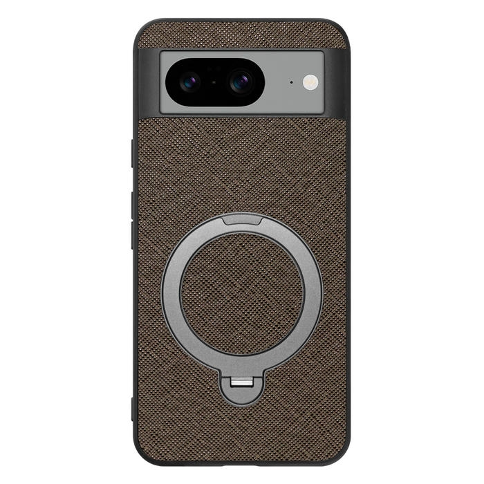 [ LOOF CASUAL MAG-RING Series ] Google pixel 8 googlepixel8 Pixel8 ピクセル8 スマホケース 背面 ケース カバー ハードケース マグネット内蔵の薄型多機能リング付 スタンド [ Google Pixel 8 ]