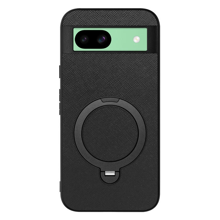 [ LOOF CASUAL MAG-RING Series ] Google Pixel 8a googlepixel8a Pixel8a ピクセル8a スマホケース 背面 ケース カバー ハードケース マグネット内蔵の薄型多機能リング付 スタンド [ Google Pixel 8a ]