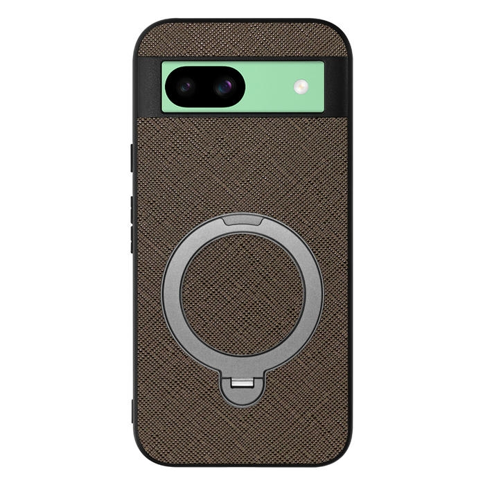 [ LOOF CASUAL MAG-RING Series ] Google Pixel 8a googlepixel8a Pixel8a ピクセル8a スマホケース 背面 ケース カバー ハードケース マグネット内蔵の薄型多機能リング付 スタンド [ Google Pixel 8a ]