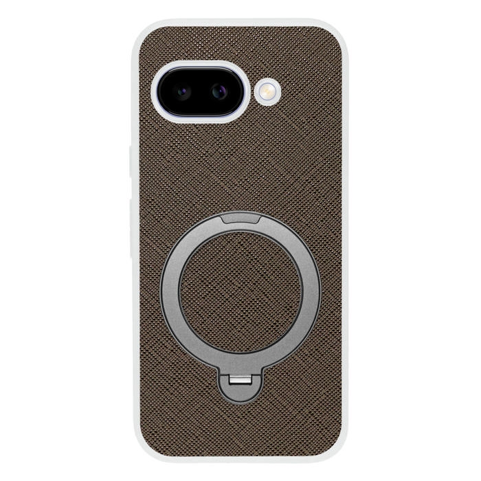 [ LOOF CASUAL MAG-RING Series ] Google Pixel 9a Google Pixel9a ピクセル9a スマホケース 背面 ケース カバー ハードケース マグネット内蔵の薄型多機能リング付 スタンド [ Google Pixel 9a ] クリア仕様