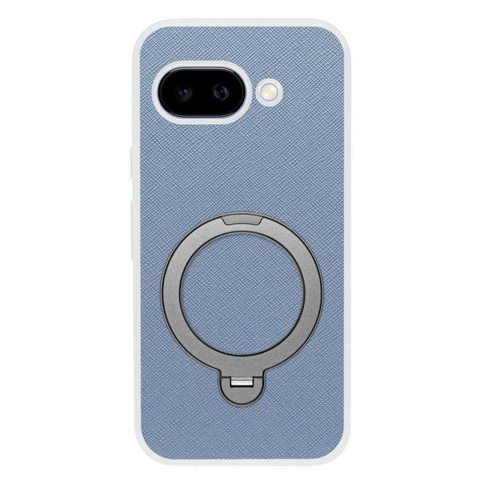 [ LOOF CASUAL MAG-RING Series ] Google Pixel 9a Google Pixel9a ピクセル9a スマホケース 背面 ケース カバー ハードケース マグネット内蔵の薄型多機能リング付 スタンド [ Google Pixel 9a ] クリア仕様