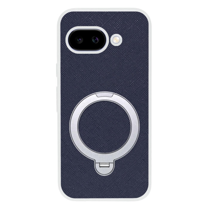 [ LOOF CASUAL MAG-RING Series ] Google Pixel 9a Google Pixel9a ピクセル9a スマホケース 背面 ケース カバー ハードケース マグネット内蔵の薄型多機能リング付 スタンド [ Google Pixel 9a ] クリア仕様