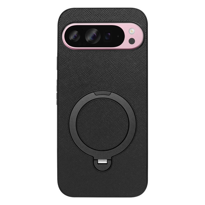 [ LOOF CASUAL MAG-RING Series ] Google Pixel 9 Pro XL Google Pixel9proxl ピクセル9プロXL スマホケース 背面 ケース カバー ハードケース マグネット内蔵の薄型多機能リング付 スタンド [ Google Pixel 9 Pro XL ]