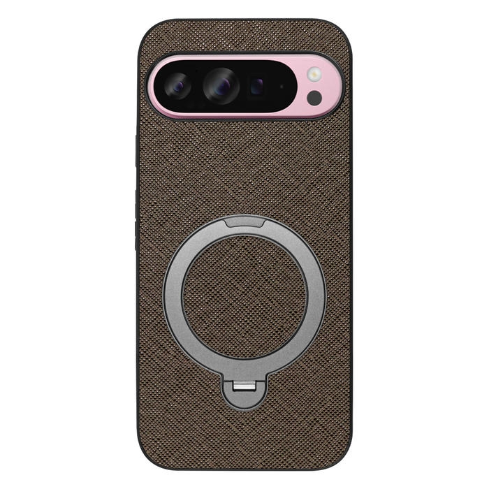 [ LOOF CASUAL MAG-RING Series ] Google Pixel 9 Pro XL Google Pixel9proxl ピクセル9プロXL スマホケース 背面 ケース カバー ハードケース マグネット内蔵の薄型多機能リング付 スタンド [ Google Pixel 9 Pro XL ]