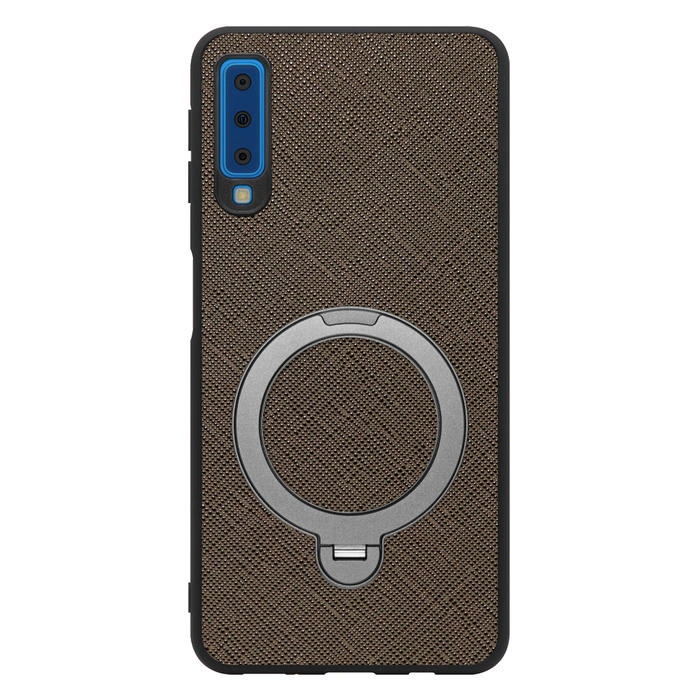 [ LOOF CASUAL MAG-RING Series ] Galaxy A7 SM-A750C galaxya7 スマホケース 背面 ケース カバー ハードケース マグネット内蔵の薄型多機能リング付 スタンド [ Galaxy A7 ]
