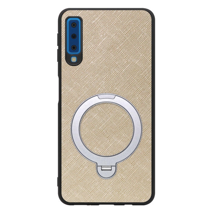[ LOOF CASUAL MAG-RING Series ] Galaxy A7 SM-A750C galaxya7 スマホケース 背面 ケース カバー ハードケース マグネット内蔵の薄型多機能リング付 スタンド [ Galaxy A7 ]