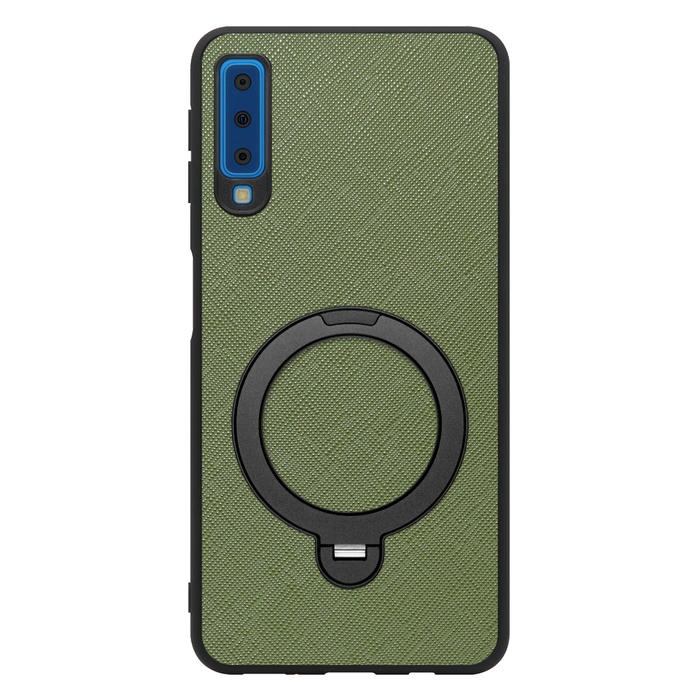 [ LOOF CASUAL MAG-RING Series ] Galaxy A7 SM-A750C galaxya7 スマホケース 背面 ケース カバー ハードケース マグネット内蔵の薄型多機能リング付 スタンド [ Galaxy A7 ]