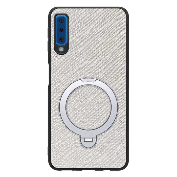 [ LOOF CASUAL MAG-RING Series ] Galaxy A7 SM-A750C galaxya7 スマホケース 背面 ケース カバー ハードケース マグネット内蔵の薄型多機能リング付 スタンド [ Galaxy A7 ]