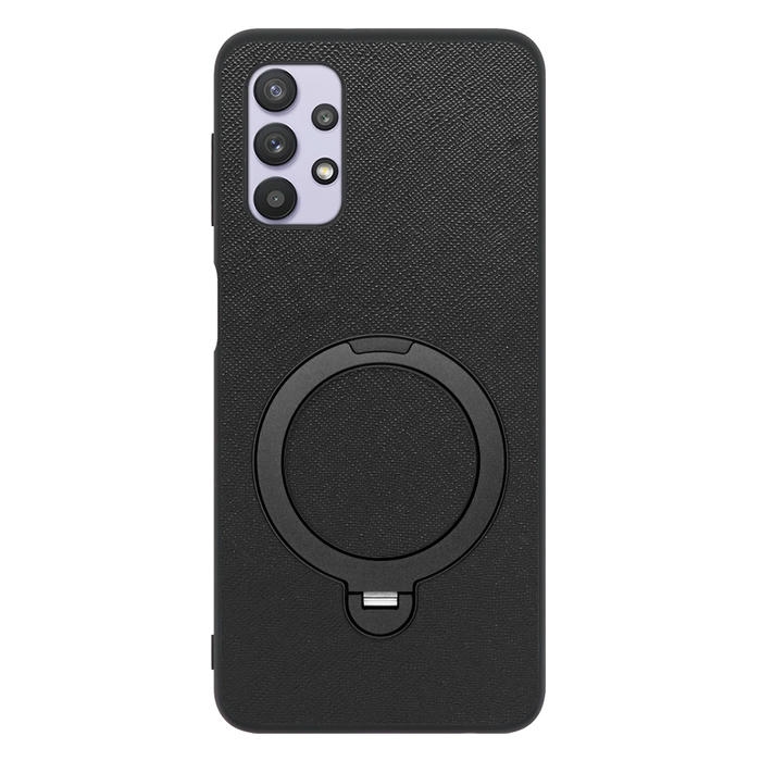 [ LOOF CASUAL MAG-RING Series ] Galaxy A32 5G SCG08 a325g スマホケース 背面 ケース カバー ハードケース マグネット内蔵の薄型多機能リング付 スタンド [ Galaxy A32 5G ]
