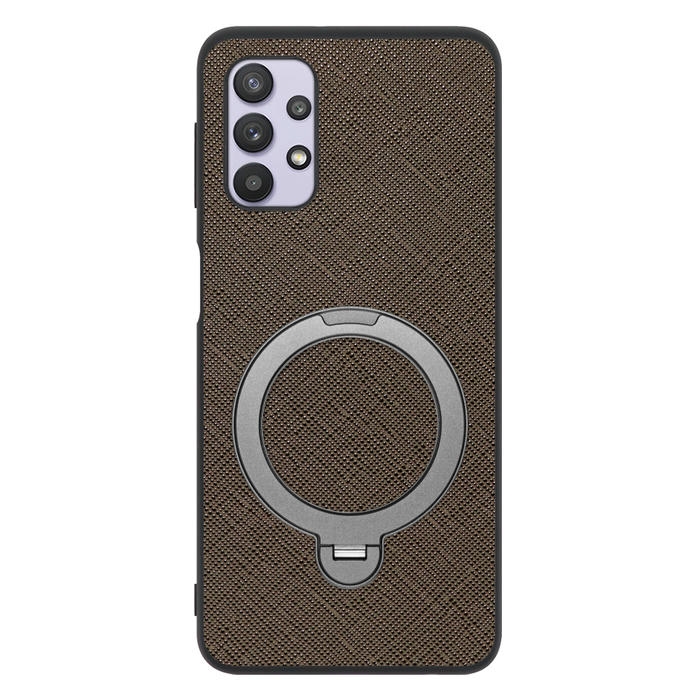 [ LOOF CASUAL MAG-RING Series ] Galaxy A32 5G SCG08 a325g スマホケース 背面 ケース カバー ハードケース マグネット内蔵の薄型多機能リング付 スタンド [ Galaxy A32 5G ]